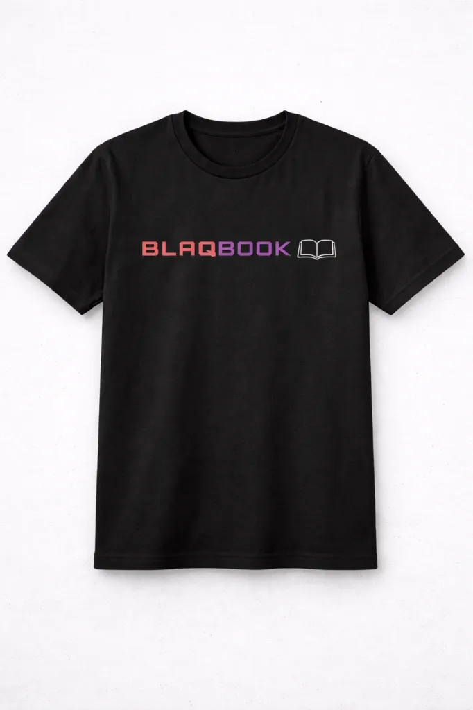 Blaqbook Tee (S, Black)